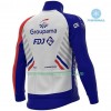 Maillot Cyclisme Hiver + Collant à Bretelles 2020 Groupama-FDJ N001